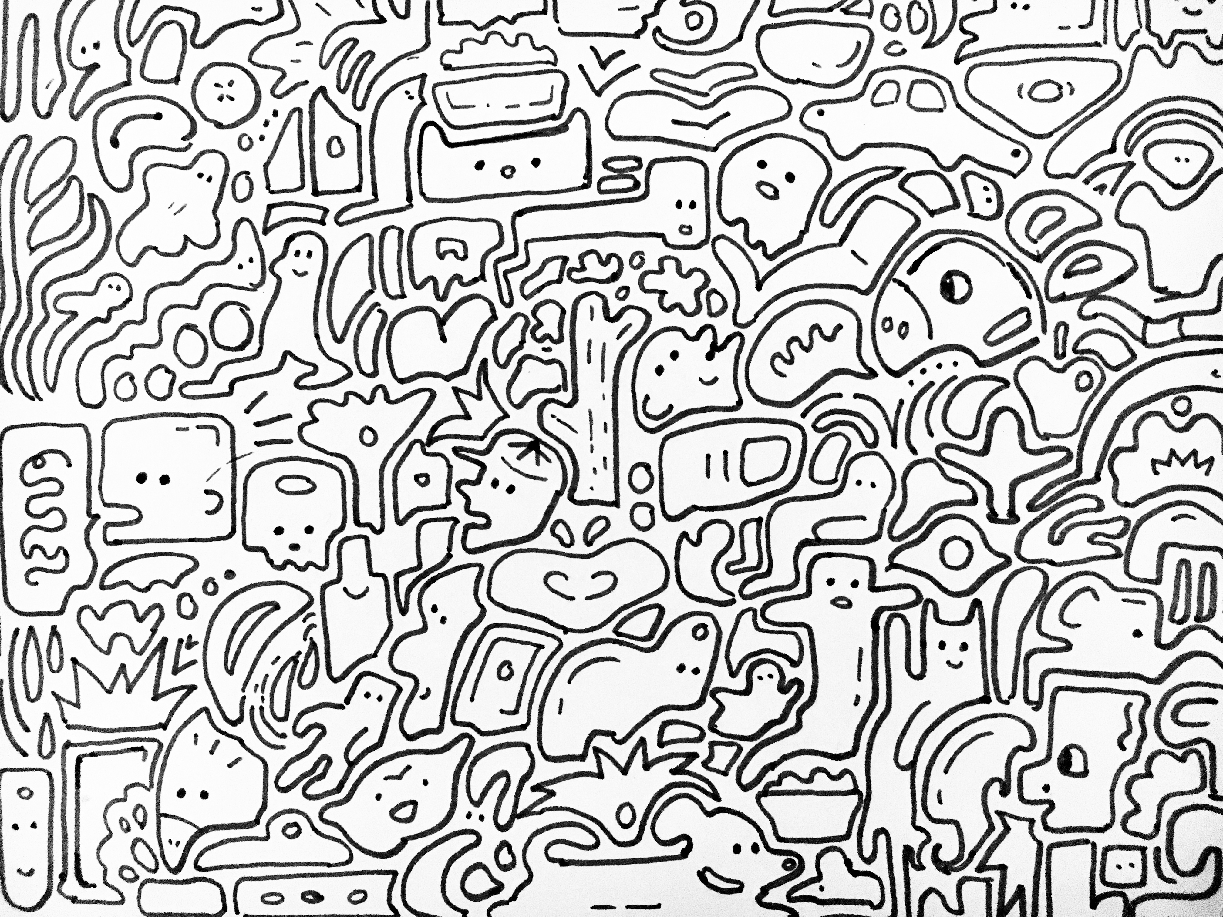 Clustered Doodles