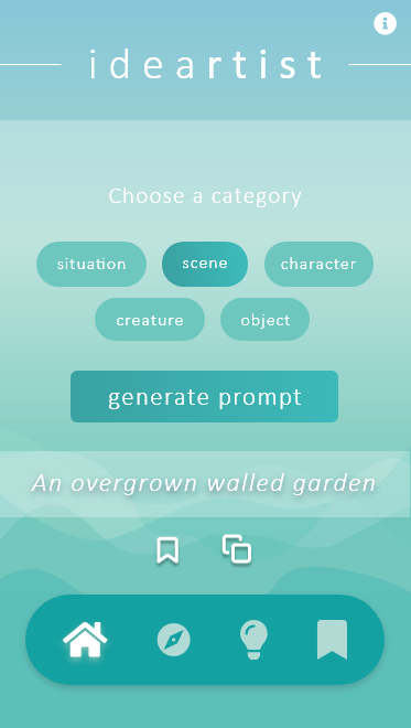 IdeArtist - A Creative Prompt Tool